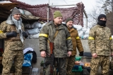 Membri ai unității teritoriale de apărare din Kiev
