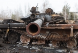 Un tanc rusesc distrus
