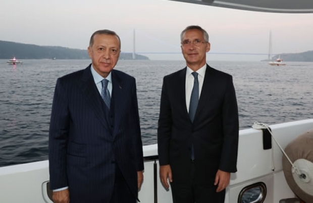 Recep Erdogan și Jens Stoltenberg