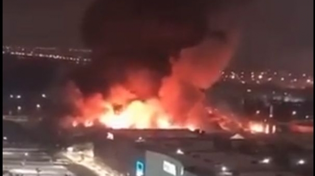 Incendiu in Rusia