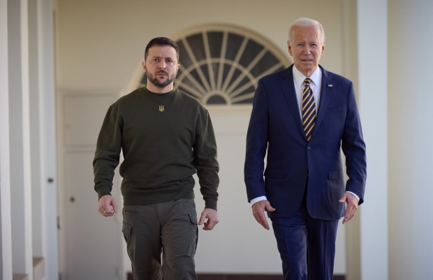 Volodimir Zelenski și Joe Biden