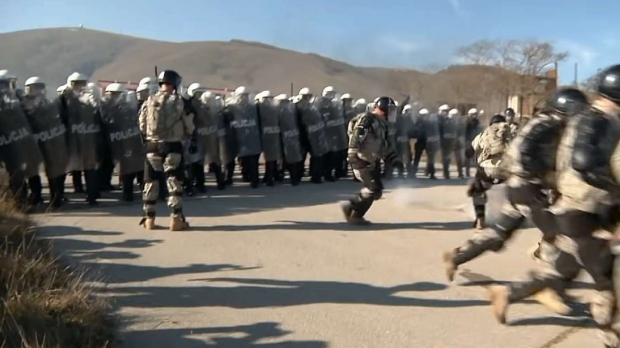Tensiuni în Kosovo / captura Youtube