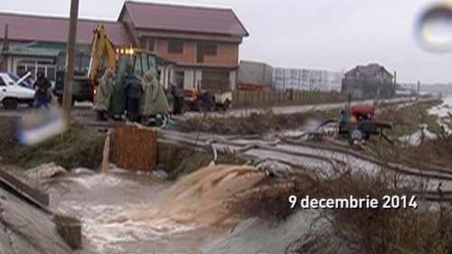 Problema inundațiilor în localitățile din Oltenia