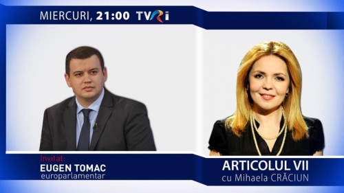 “Articolul VII”: interviu cu europarlamentarul Eugen Tomac | VIDEO