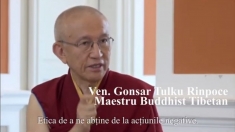 Maestrul buddhist Gonsar Tulku Rinpoce, la 