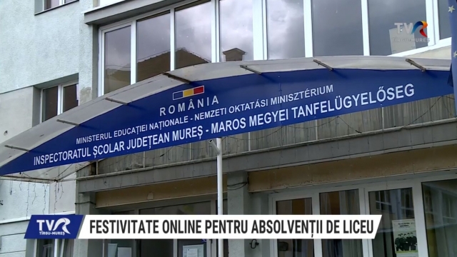 Festivitate online pentru absolvenții de liceu, la TVR Târgu-Mureș | VIDEO