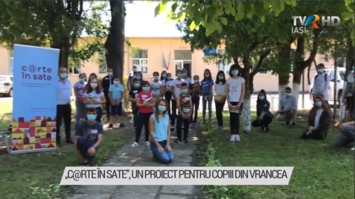 „C@rte în sate”, un proiect pentru copiii din Vrancea | VIDEO