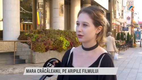 Mara Crăcăleanu, pe aripile filmului | VIDEO