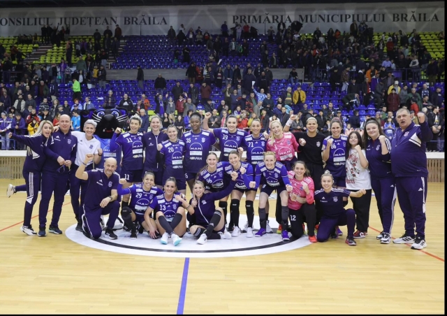 Handbal feminin: Gloria 2018 Bistriţa-Năsăud şi Dunărea Brăila au câştigat pe teren propriu în campionat