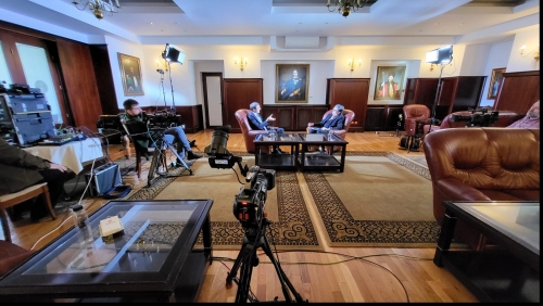 „Dialoguri academice”, cu acad. Mircea Dumitru, la TVR Cultural. Primul invitat, președintele Academiei Române | VIDEO 