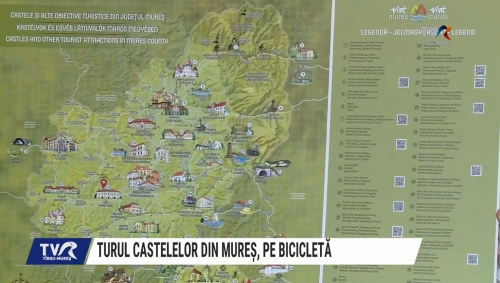 Turul castelelor din Mureș, pe bicicletă | VIDEO