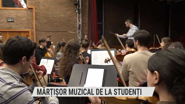 Mărțișor muzical de la studenți | VIDEO