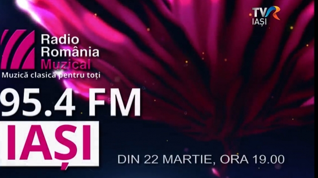 Debutul emisiei pe o nouă frecvență pentru Radio România Muzical, în direct la TVR Iași 