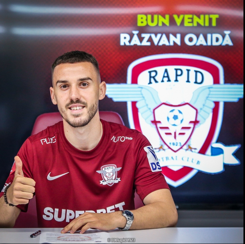 Mijlocaşul Răzvan Oaidă a semnat cu Rapid
