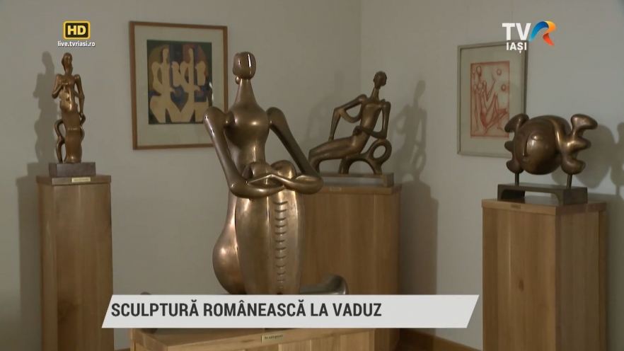 Sculptură românească la Vaduz | VIDEO