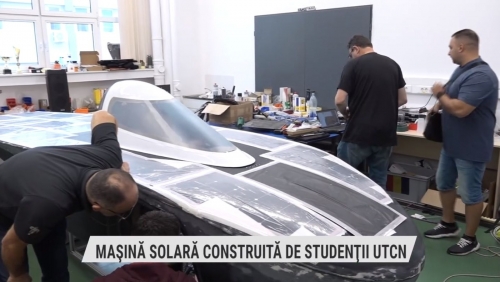 Mașină solară construită de studenții UTCN | VIDEO
