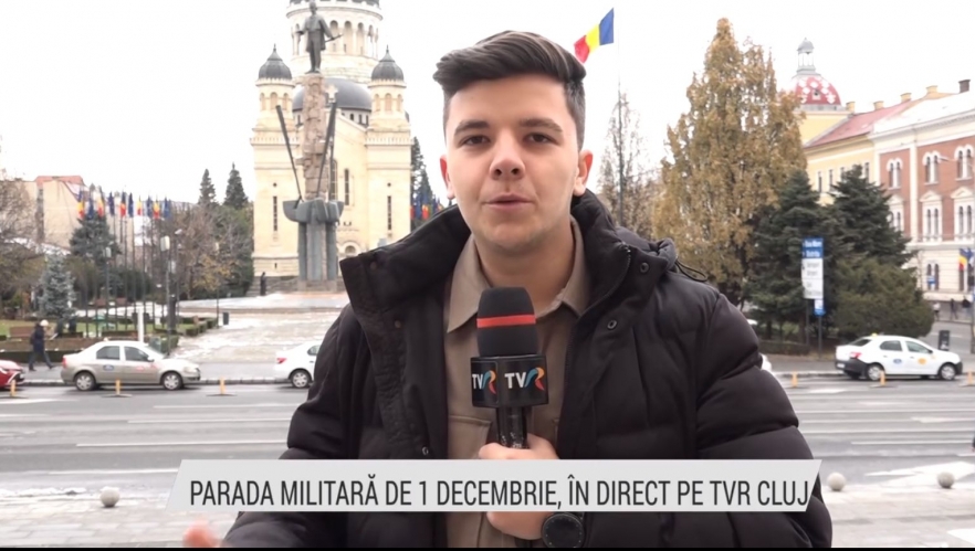 Parada militară de 1 Decembrie, în direct pe TVR Cluj | VIDEO