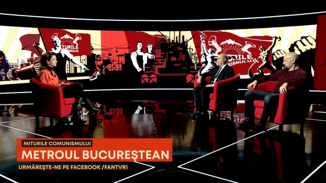 Despre metroul bucureştean, la „Miturile comunismului”, de la TVR 1