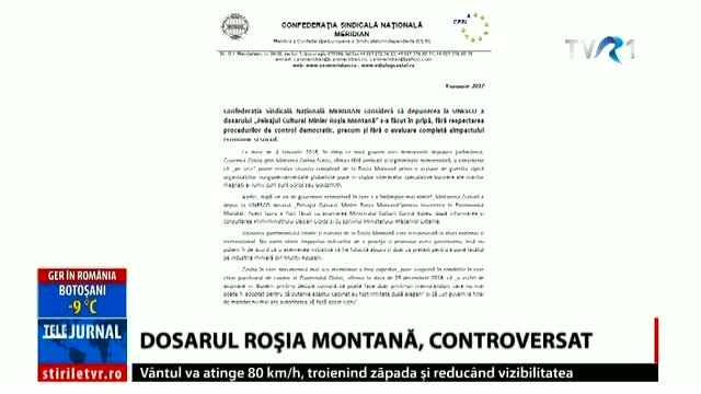 Dosarul Roșia Montană, controversat