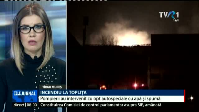 Incendiu la Toplița