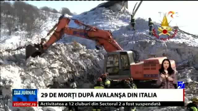 29 de morți după avalanşa din Italia