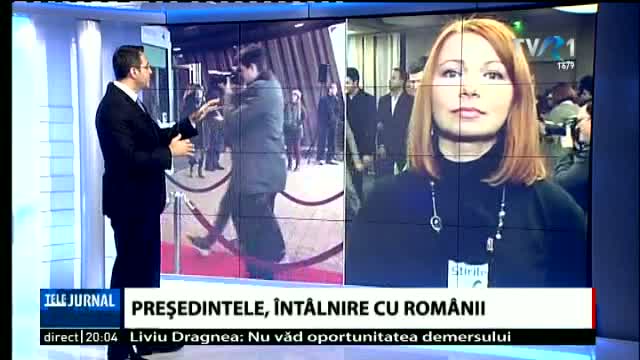 Președintele, întâlnire cu românii
