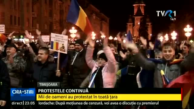 A șaptea zi de proteste în București și în marile orașe