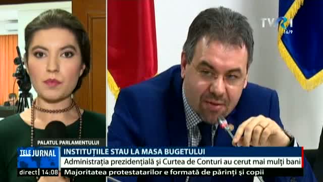 Discuții despre buget - Telejurnal 14.00