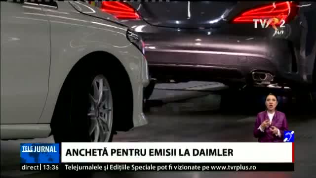 Anchetă pentru emisii la Daimler