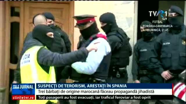 Suspecți de terorism, arestați în Spania