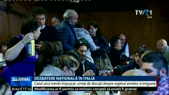Dezbatere națională în Italia, după ce un român a fost împușcat mortal  
