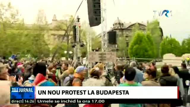 Un nou protest la Budapesta 