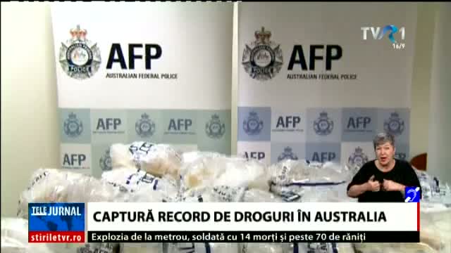 Captură de droguri în Australia