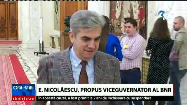 Eugen Nicolăescu, propus viceguvernator la BNR 