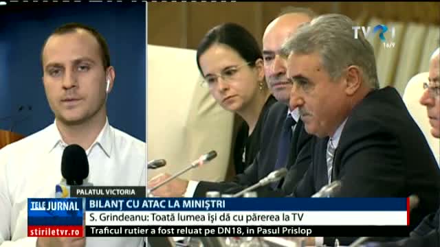 Reporterul TVR Ionuț Gheorghe 
