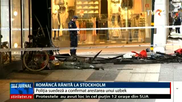 Româncă rănită la Stockholm