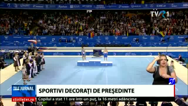 Sportivi decorați de președintele Iohannis