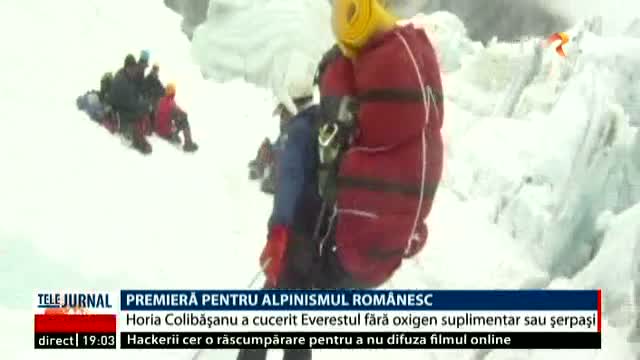 Premieră pentru alpinismul românesc 