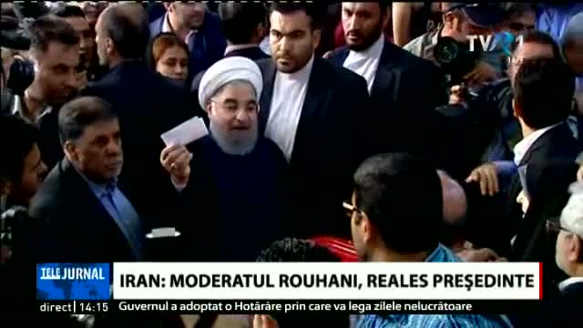 Hassan Rohani a fost reales președinte al Iranului 