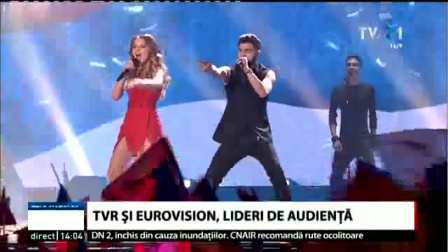 TVR, lider de audiență în timpul finalei Eurovision 2017 