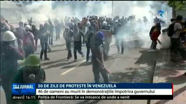 50 de zile de proteste în Venezuela 