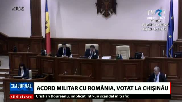 Acord militar cu România, votat la Chișinău