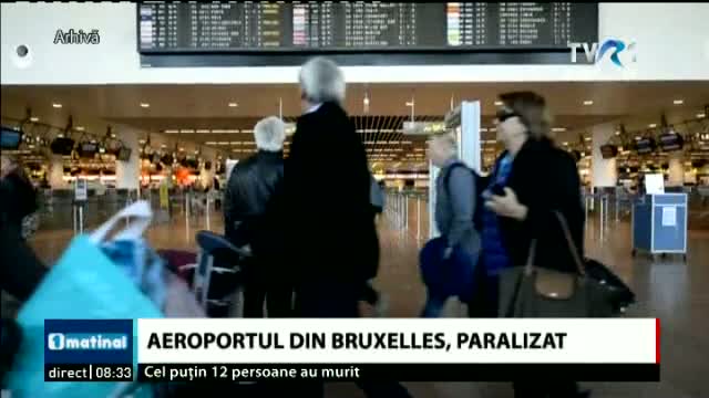 Aeroportul din Bruxelles, paralizat
