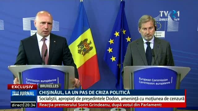 Chișinăul, la un pas de criza politică