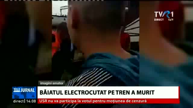 Băiețelul din Buzau electrocutat pe tren a murit