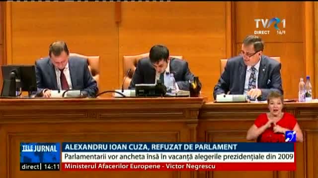Alexandru Ioan Cuza, refuzat de parlamentari