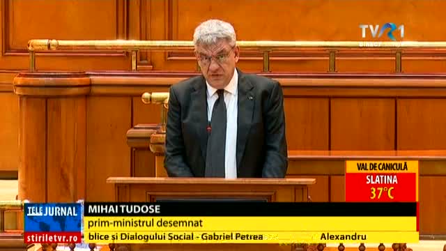 Guvernul Mihai Tudose a fost votat în Parlament 