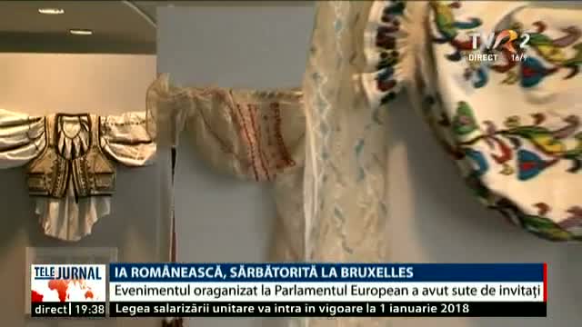 Ia românească, sărbătorită la Bruxelles