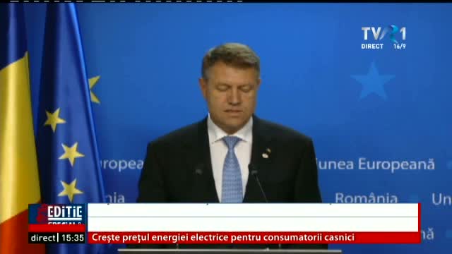 Președintele Klaus Iohannis, concluziile discuțiilor de la Bruxelles