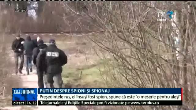 Vladimir Putin, despre spioni și spionaj 